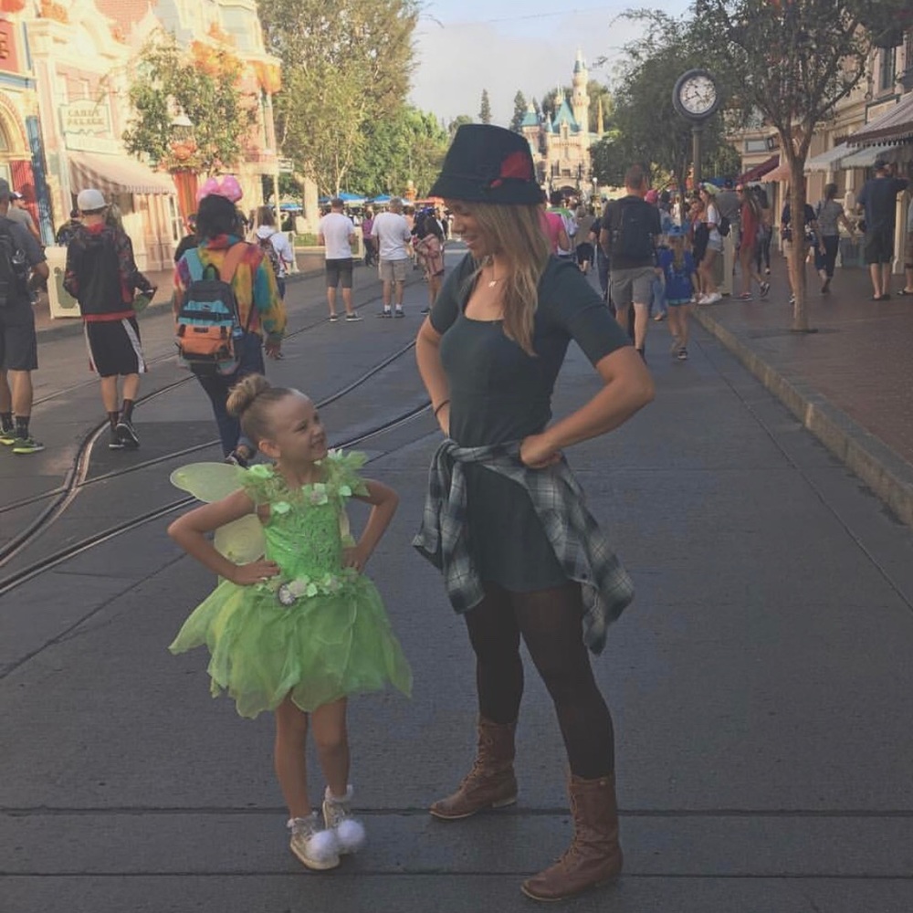 Disneybound mommy & me Peter Pan & Tinkerbell